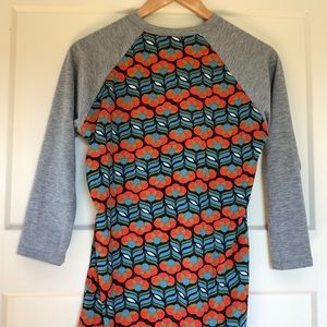 LuLaRoe Colorful contrast shirt